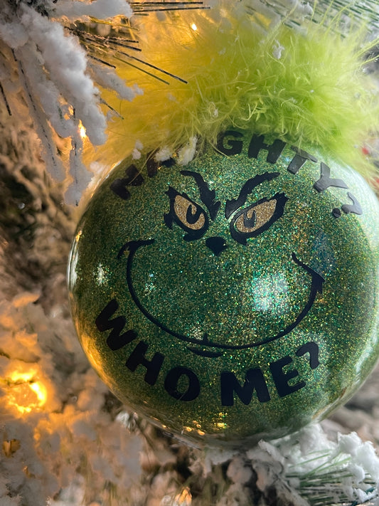 PERSONALIZED GRINCH  ORNAMENT