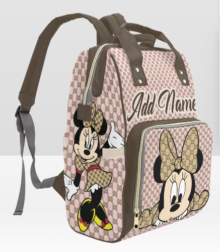 BABY MOUSE INSPIRED PERSONALIZED Custom Diaper Bag | Custom diaper bag | Custom Backpack | Baby Shower Gift | New Parent | Design your Diaper Bag