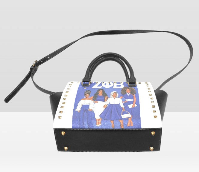 CUSTOM PERSONALIZED ZETA PHI BETA HANDBAG