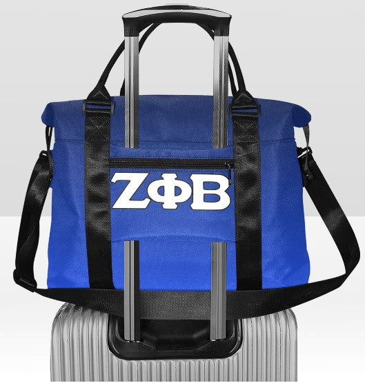 CUSTOMIZED PERSONALIZED ZETA PHI BETA LARGE CAPACITY OVERNIGHT TRAVEL BAG