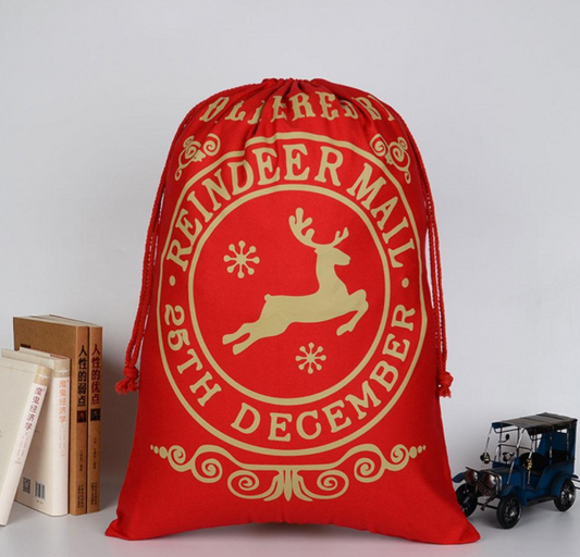 PERSONALIZED SANTA SACKS | SANTA SACKS | REUSABLE SANTA SACKS | COTTON GIFT BAGS