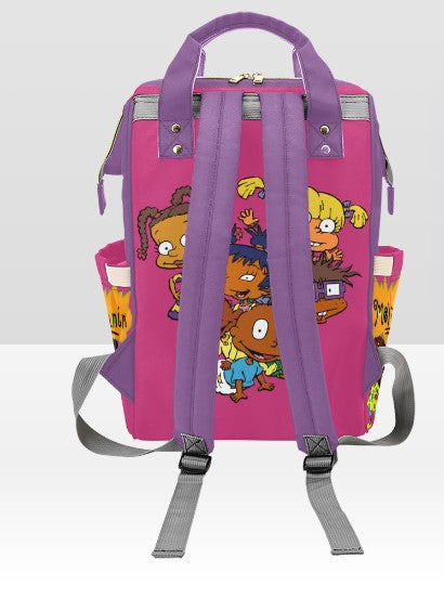 CUSTOMIZABLE  RUGRATS INSPIRED MULTIFUNCTION BACKPACK DIAPER BAGPERSONALIZED DIAPER BAG | Mothers Day | New Mom | Baby Shower Gift