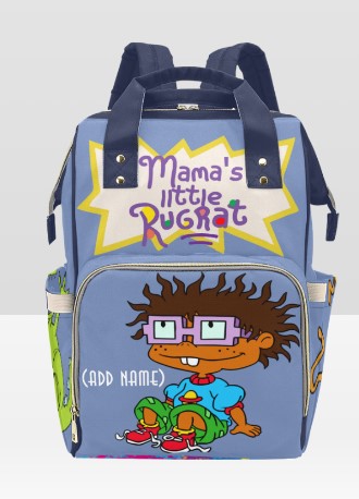 CUSTOMIZABLE PERSONALIZED RUGRATS INSPIRED MULTIFUNCTION BACKPACK DIAP –  LenaBlu Designs