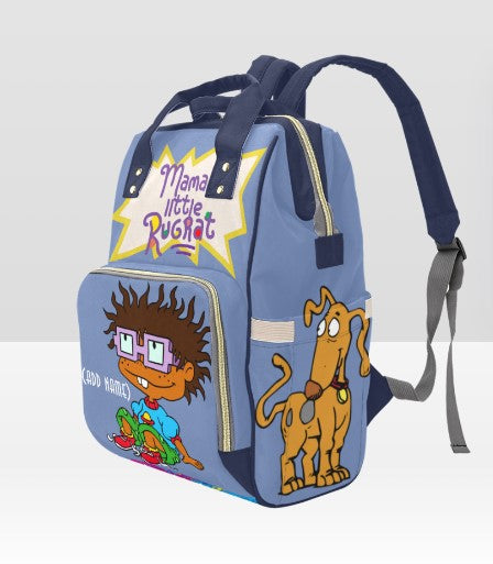 CUSTOMIZABLE PERSONALIZED RUGRATS INSPIRED MULTIFUNCTION BACKPACK DIAPER BAGPERSONALIZED DIAPER BAG | Mothers Day | New Mom | Baby Shower Gift