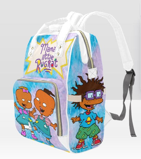 CUSTOMIZABLE PERSONALIZED TWINS GIRL/ BOY CHARACTER  DIAPER BAG