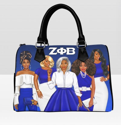 CUSTOM PERSONALIZED ZETA PHI BETA SATCHEL BAG