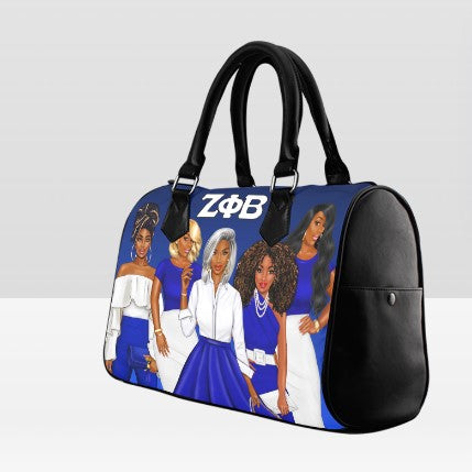 CUSTOM PERSONALIZED ZETA PHI BETA SATCHEL BAG