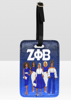 Sorority inspired Luggage Tag | Zeta Phi Beta Gift | Zeta Phi Beta Sorority | Custom luggage tag | Girl's Trip |Mother's Day | ZPB