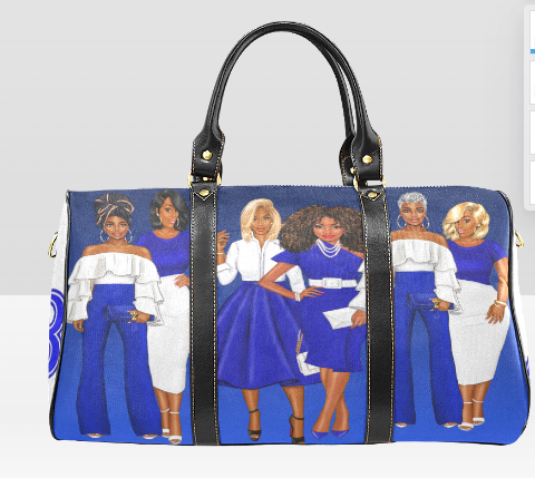 Sisterhood Personalized Custom Travel Bag | Zeta Phi Beta | Zeta Phi Beta Sorority | Personalized Travel Bag | Girl's Trip | Mother's Day