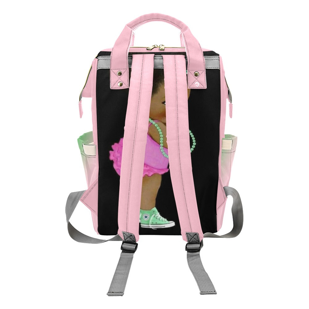 CUSTOMIZABLE  AKA IN TRAINING MULTIFUNCTION BACKPACK DIAPER BAGPERSONALIZED DIAPER BAG | Mothers Day | New Mom | Baby Shower Gift