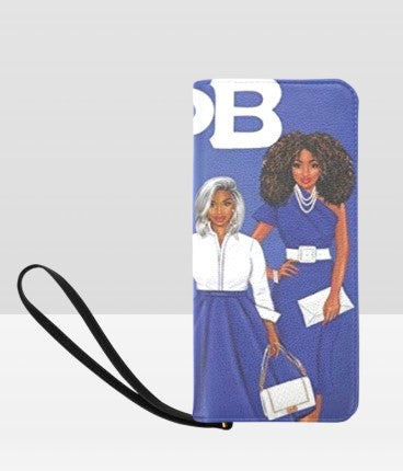 CUSTOM PERSONALIZED ZETA PHI BETA Clutch Wallet