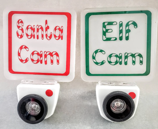 SANTA OR ELF CAM NIGHT LIGHT & LETTER FROM SANTA