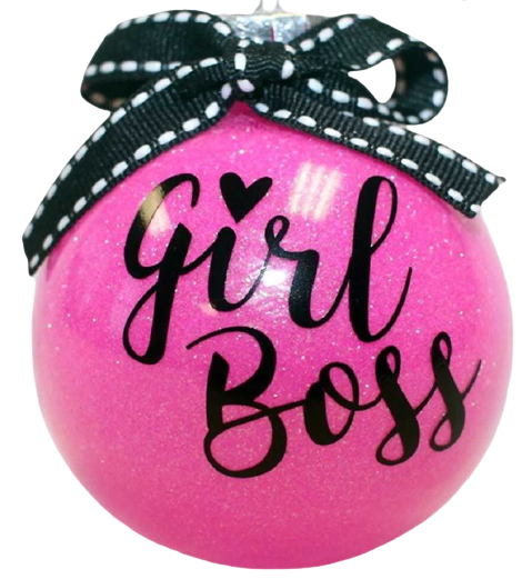 PERSONALIZED CHRISTMAS ORNAMENT | GIRL BOSS