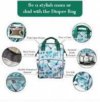 Custom Personalized Blessed Diaper Bag | Flower Diaper Bag | Custom diaper bag | Custom Backpack | Baby Shower Gift | New Parent | Baby Bag