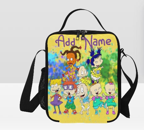 Custom Personalized RUGRAT STYLE Lunch Box | character STYLE Crossbody  Lunchbox | Custom lunch box | Kids Birthday Gift | Back to School