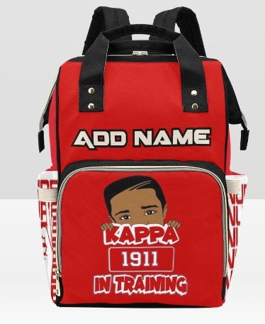 PERSONALIZED Custom Kappa Alpha Psi  Diaper Bag | KAPPA Baby | Dad Bag | Custom Bag | Baby Shower Gift | Fathers Day |Personalized Bag |NUPE