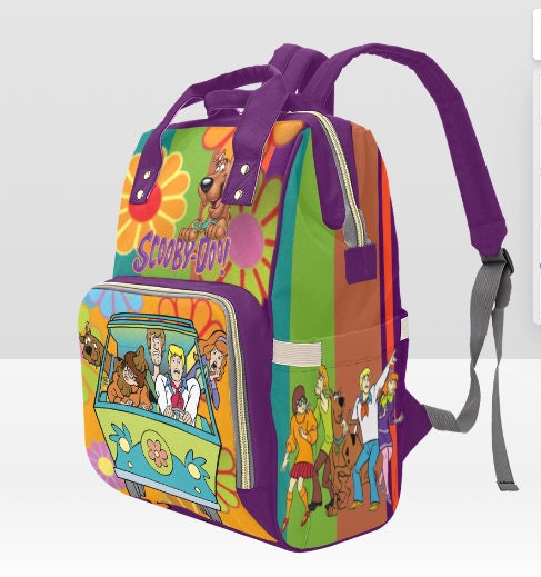 PERSONALIZED character Diaper Bag | Scooby Style Diaper Bag | Mystery Machine Backpack | Custom diaper Bag| Baby Shower Gift | New Parent