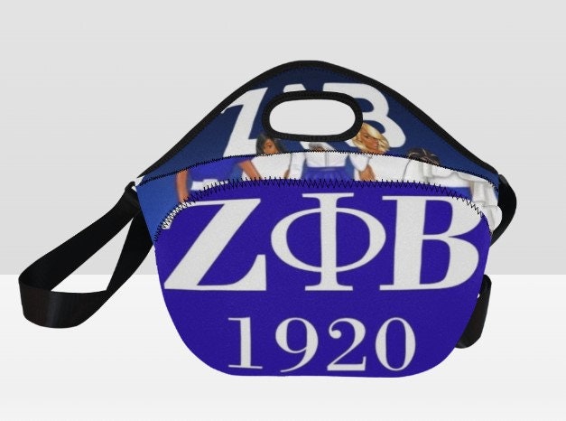 FINER Sisterhood Custom Large lunch Tote | ZPB Gift | ZPB Sorority | Custom bag | Girl's Trip | Mother's Day | Sorority | Zeta Phi Beta | Finer